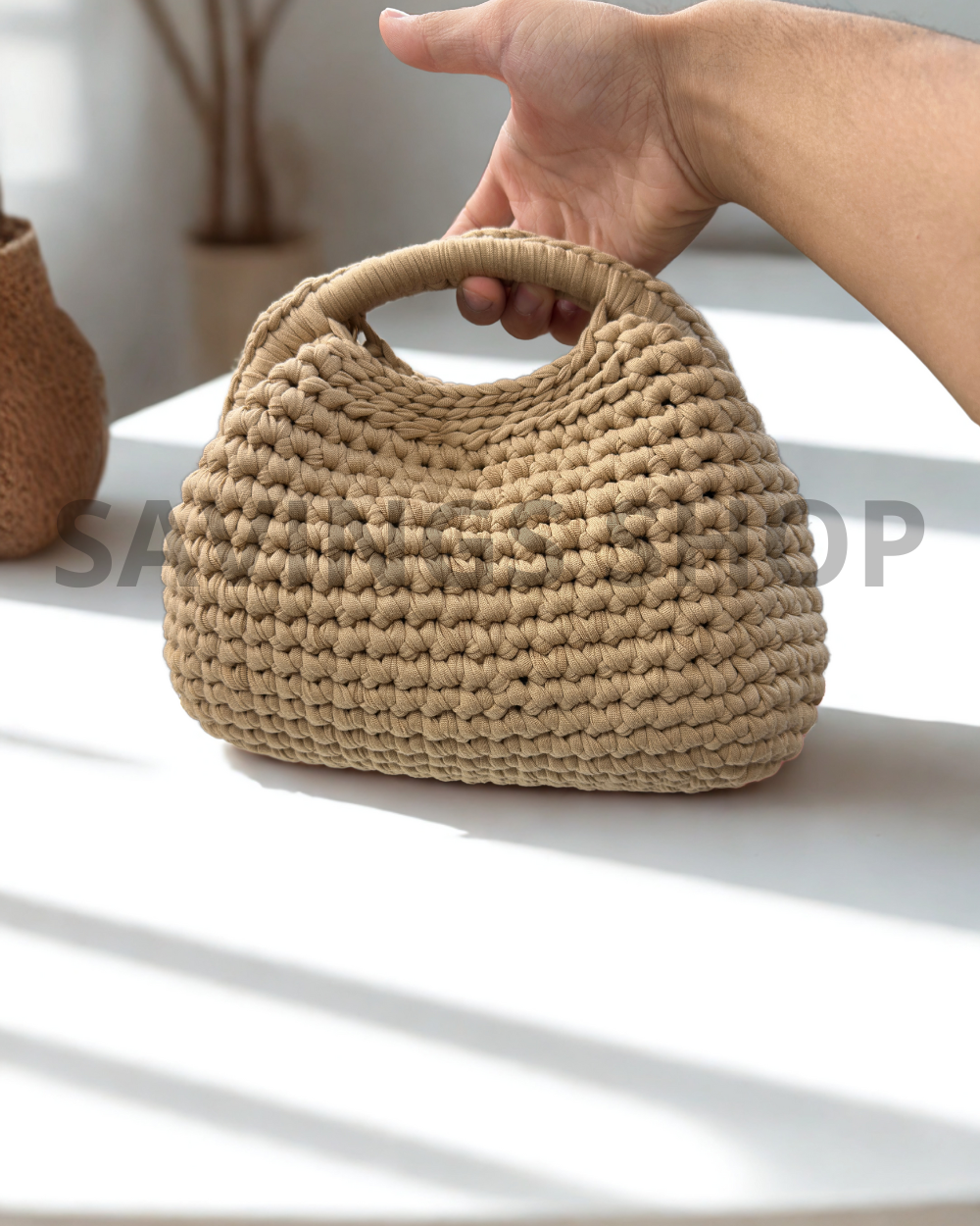 Borsa Uncinetto "Arco"