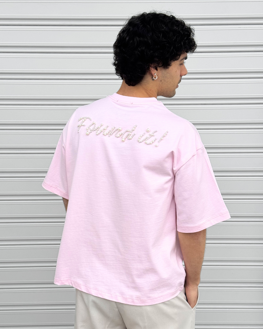 T-Shirt con perle