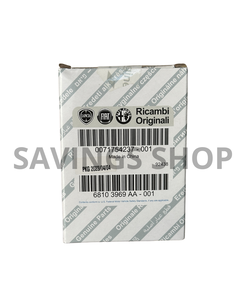 Filtro Olio Fiat Originale 0071754237 - 001
