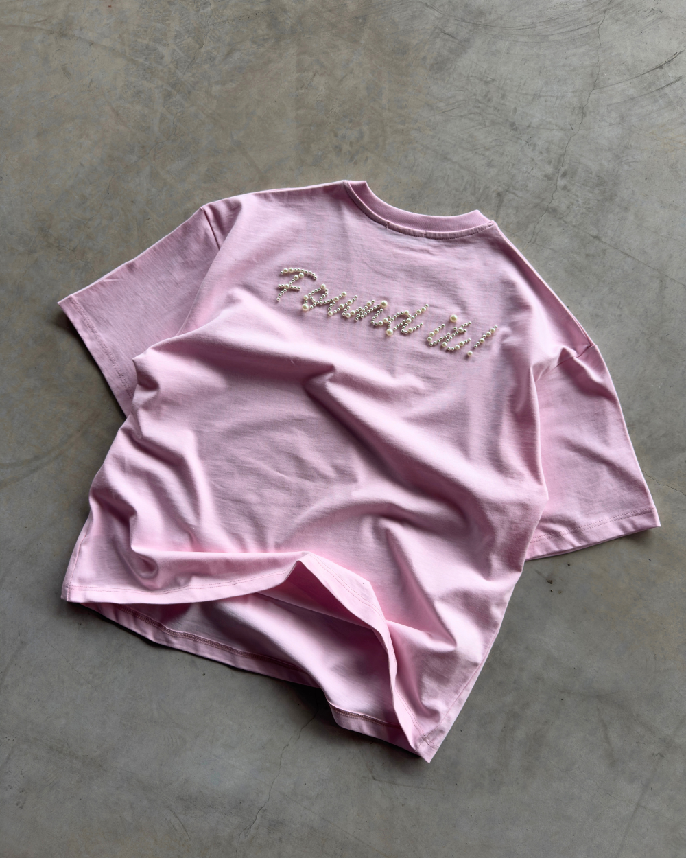 T-Shirt con perle