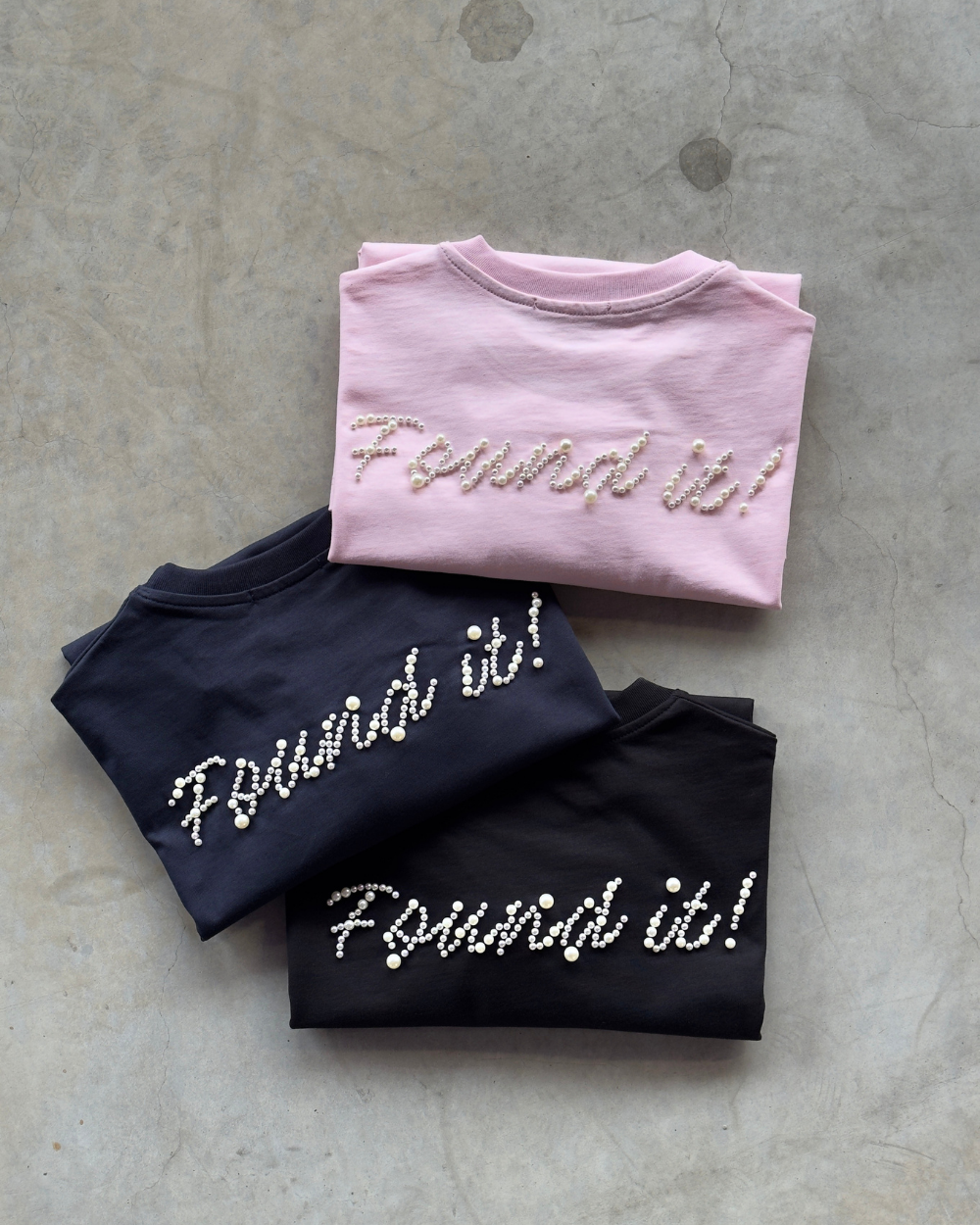T-Shirt con perle