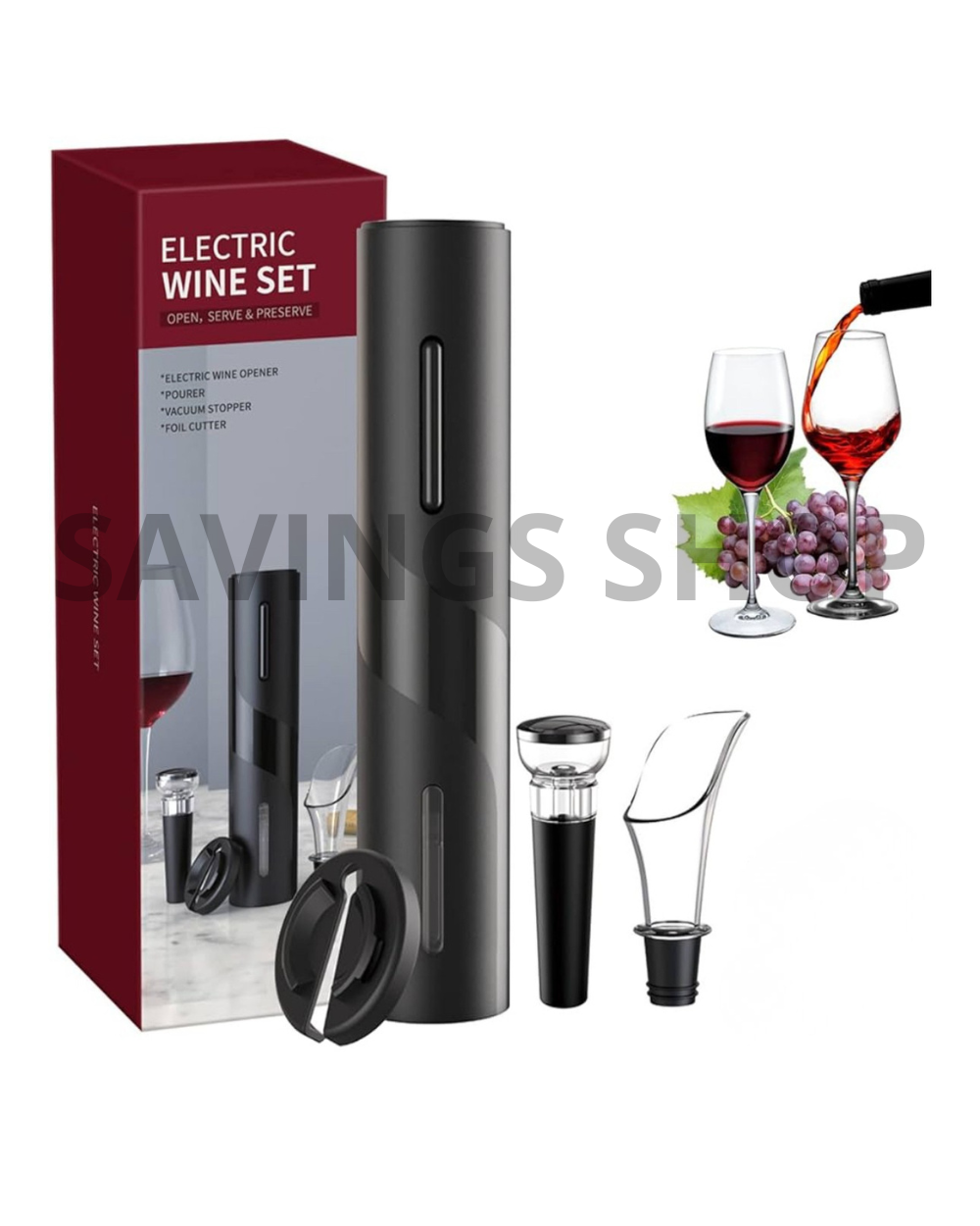 Set Apribottiglie Vino