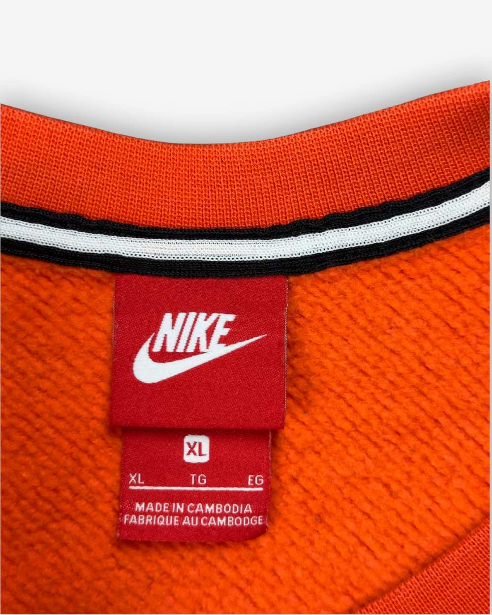 Felpa Nike Girocollo Arancione
