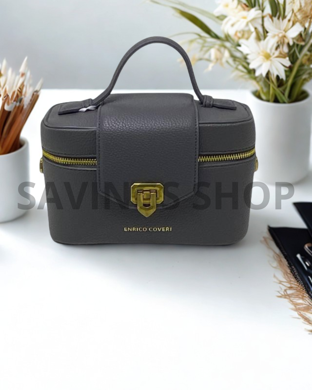 Borsa Enrico Coveri "Clock"