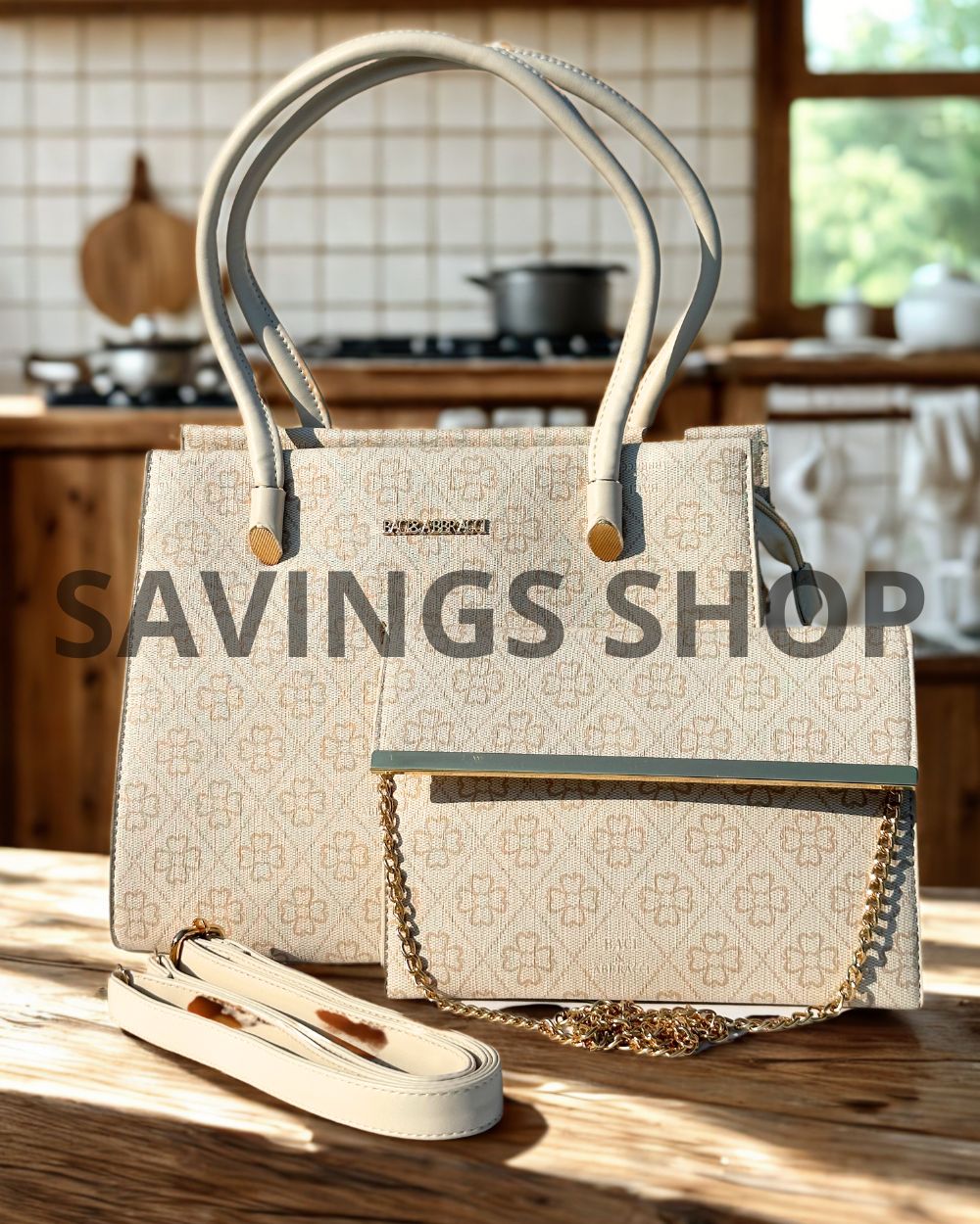 Borsa con pochette Baci&Abbracci