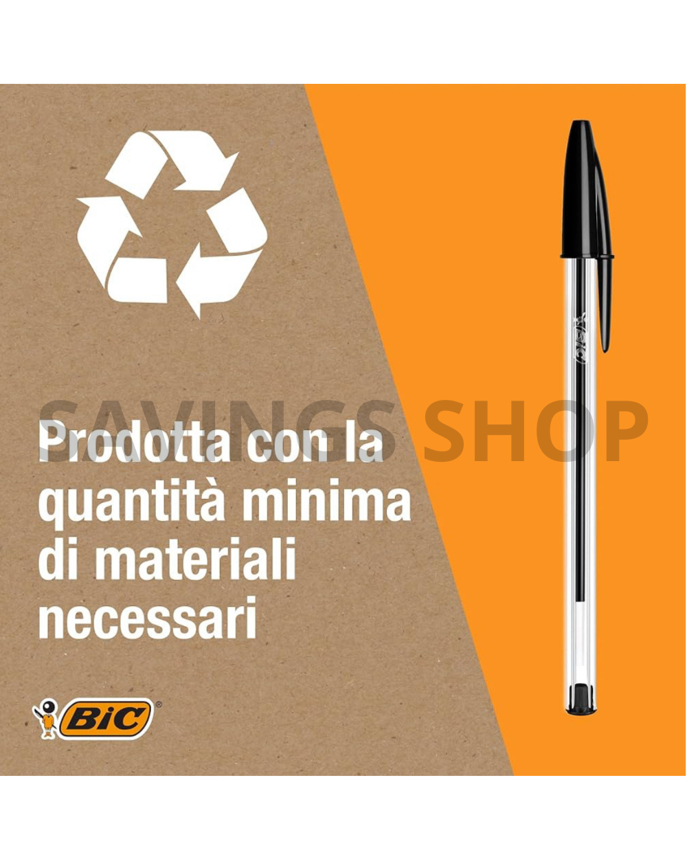 Penne Bic Blu Conf. da 50pz