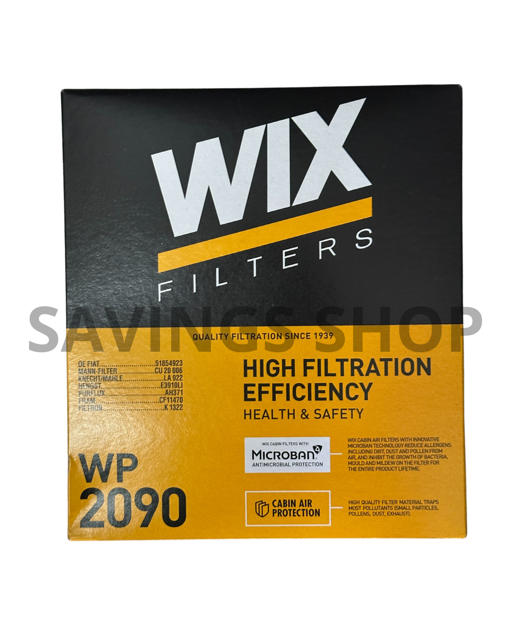 Filtro abitacolo wix WP2090