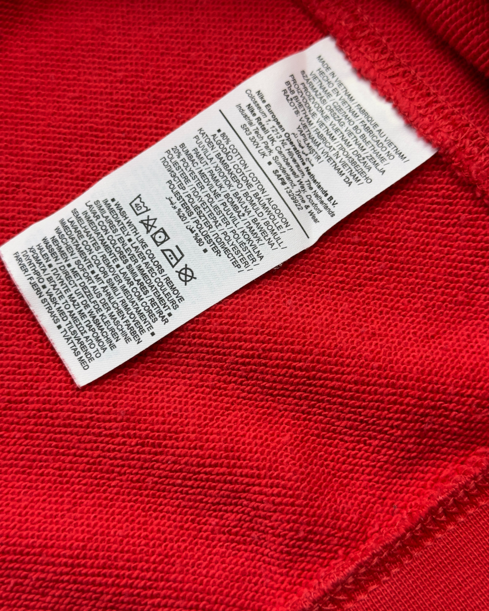 Felpa Nike Girocollo Rossa