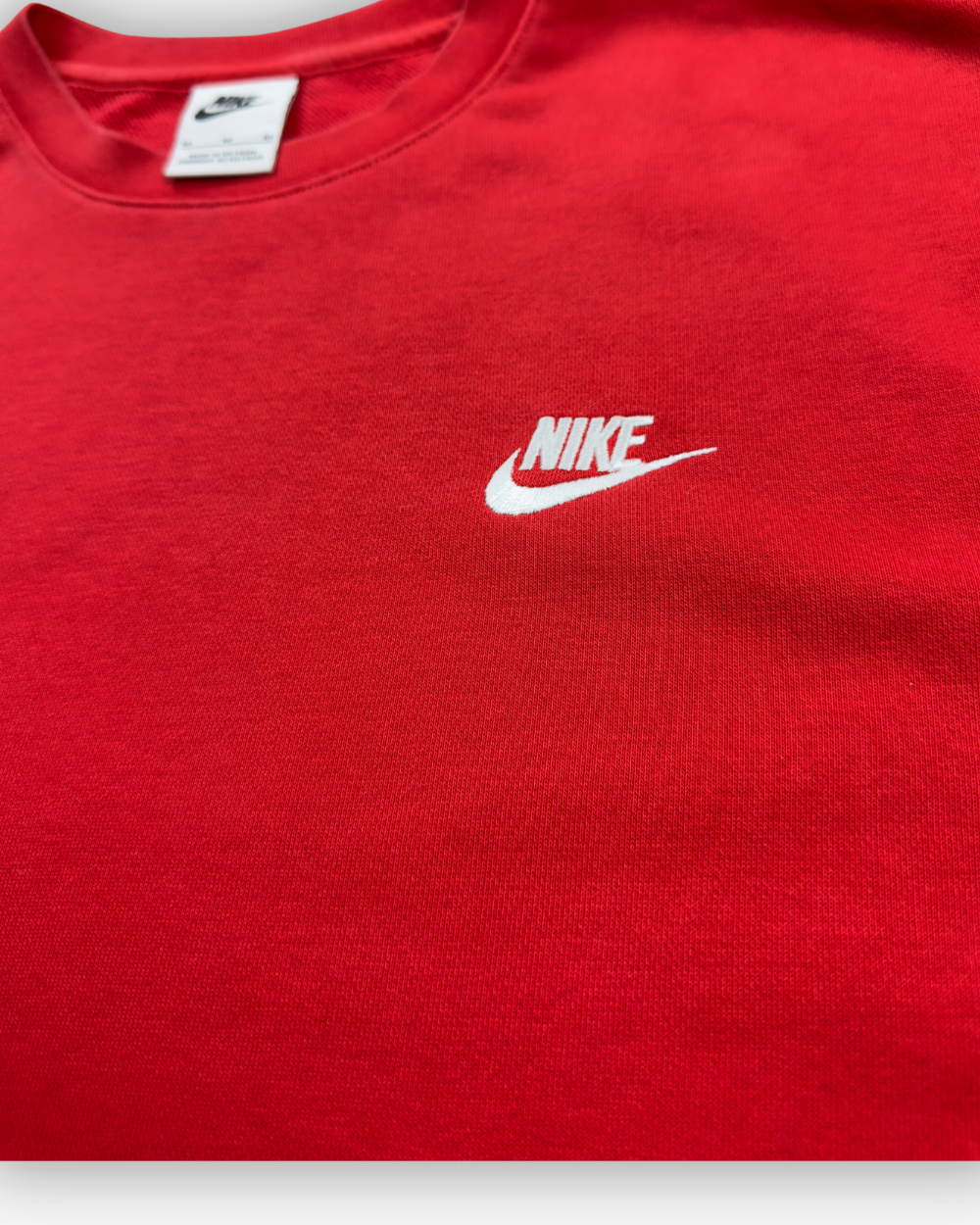 Felpa Nike Girocollo Rossa