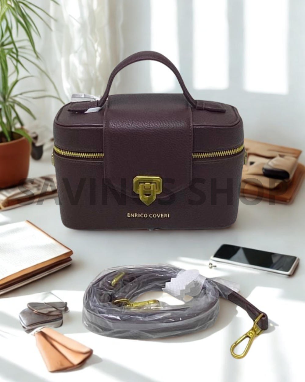 Borsa Enrico Coveri "Clock"