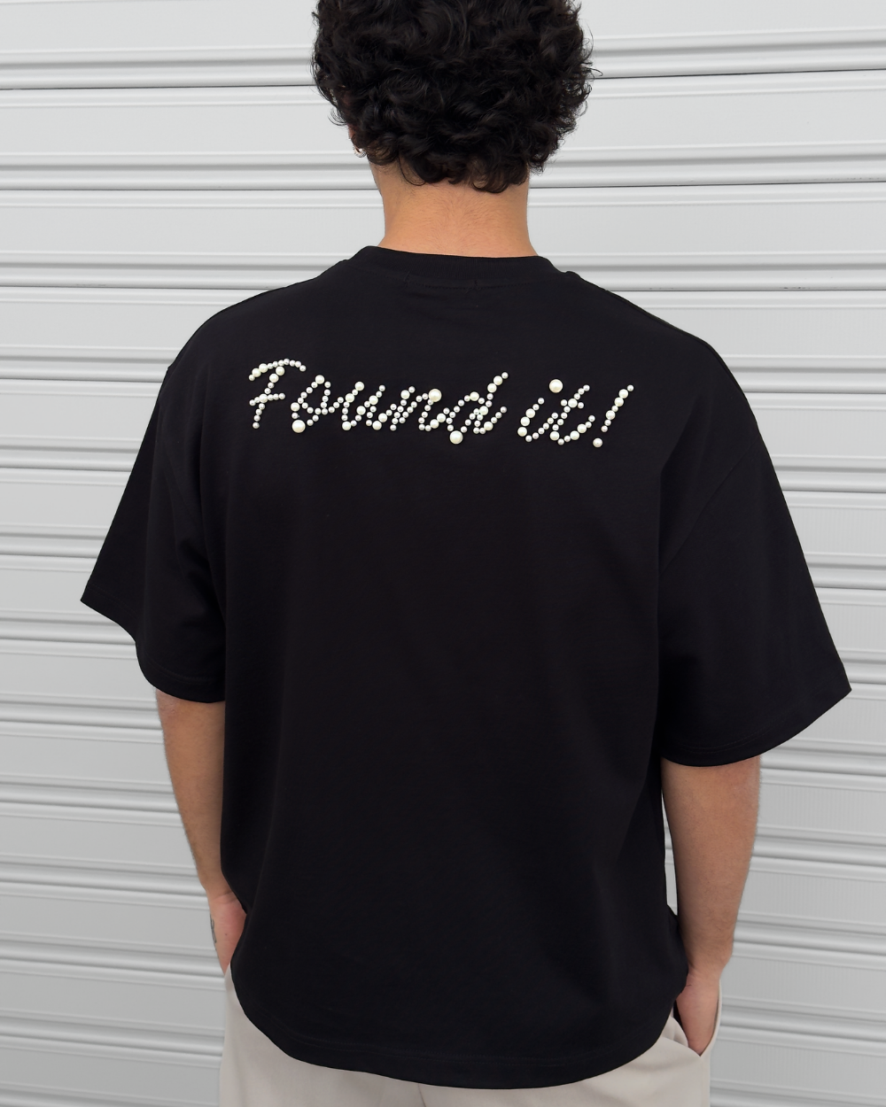 T-Shirt con perle