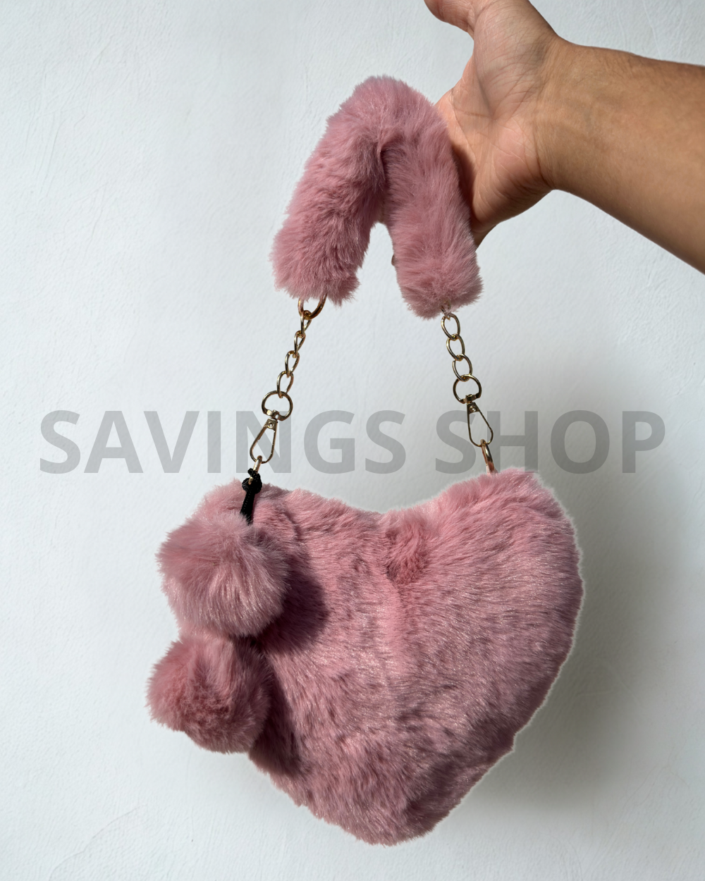 Borsa Fluffy Heart