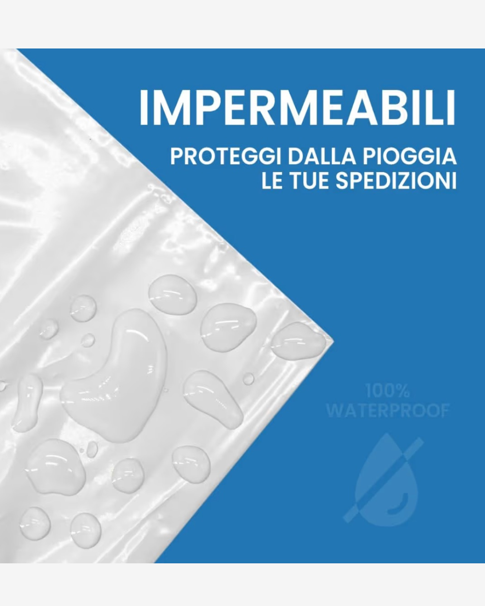 100 Buste Spedizioni Opache, Resistenti e Impermeabili (3 Misure Disponibili)