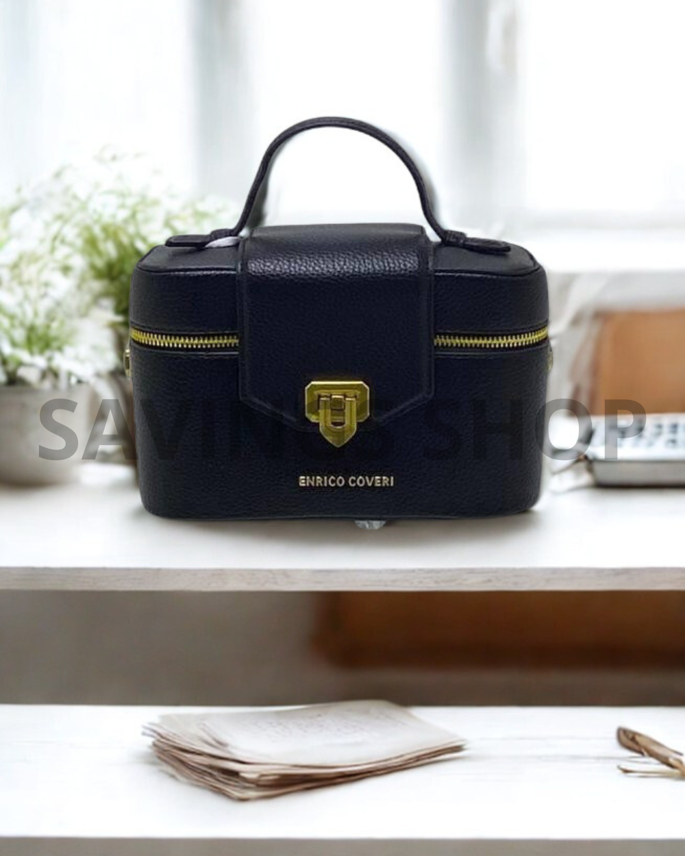 Borsa Enrico Coveri "Clock"