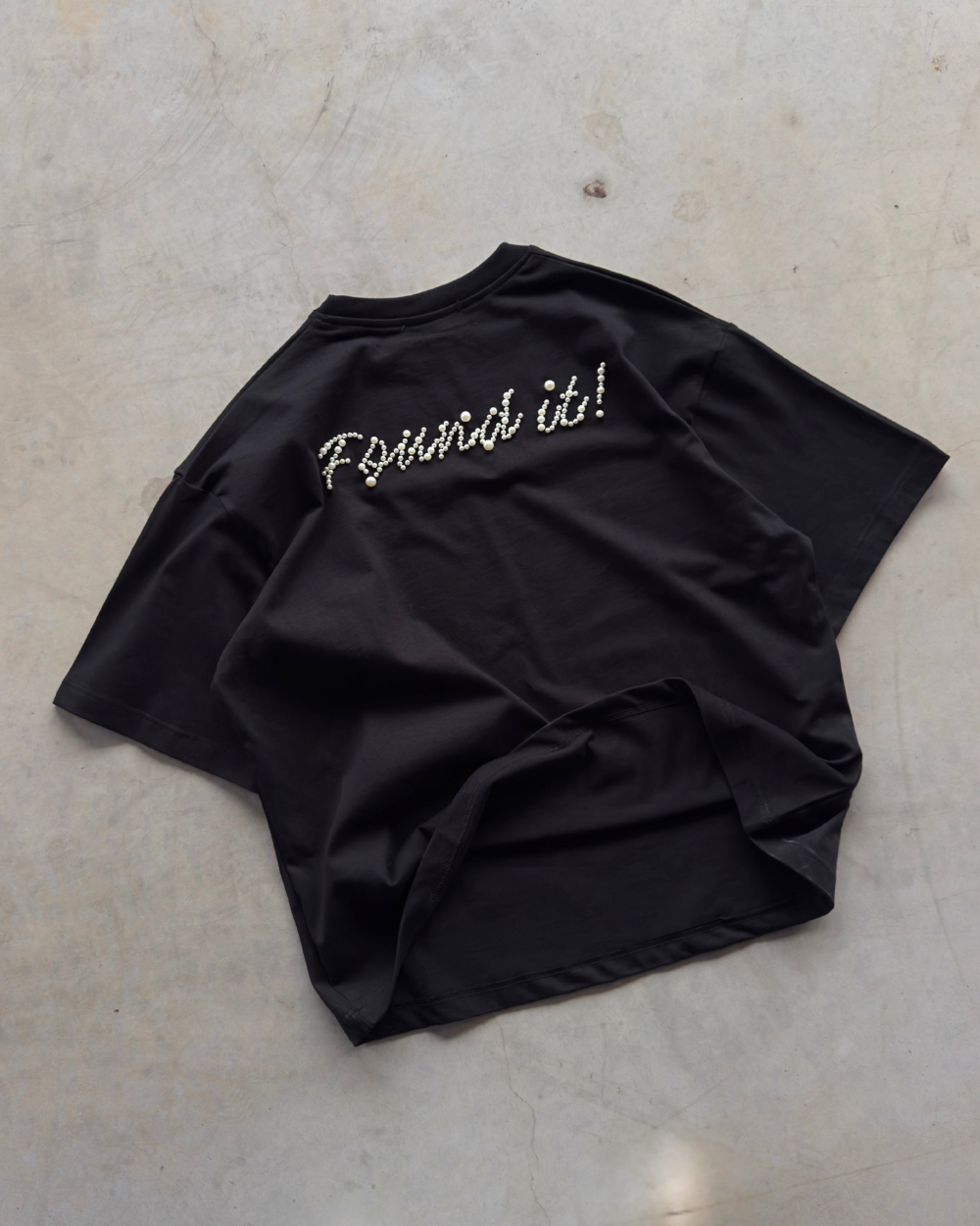 T-Shirt con perle