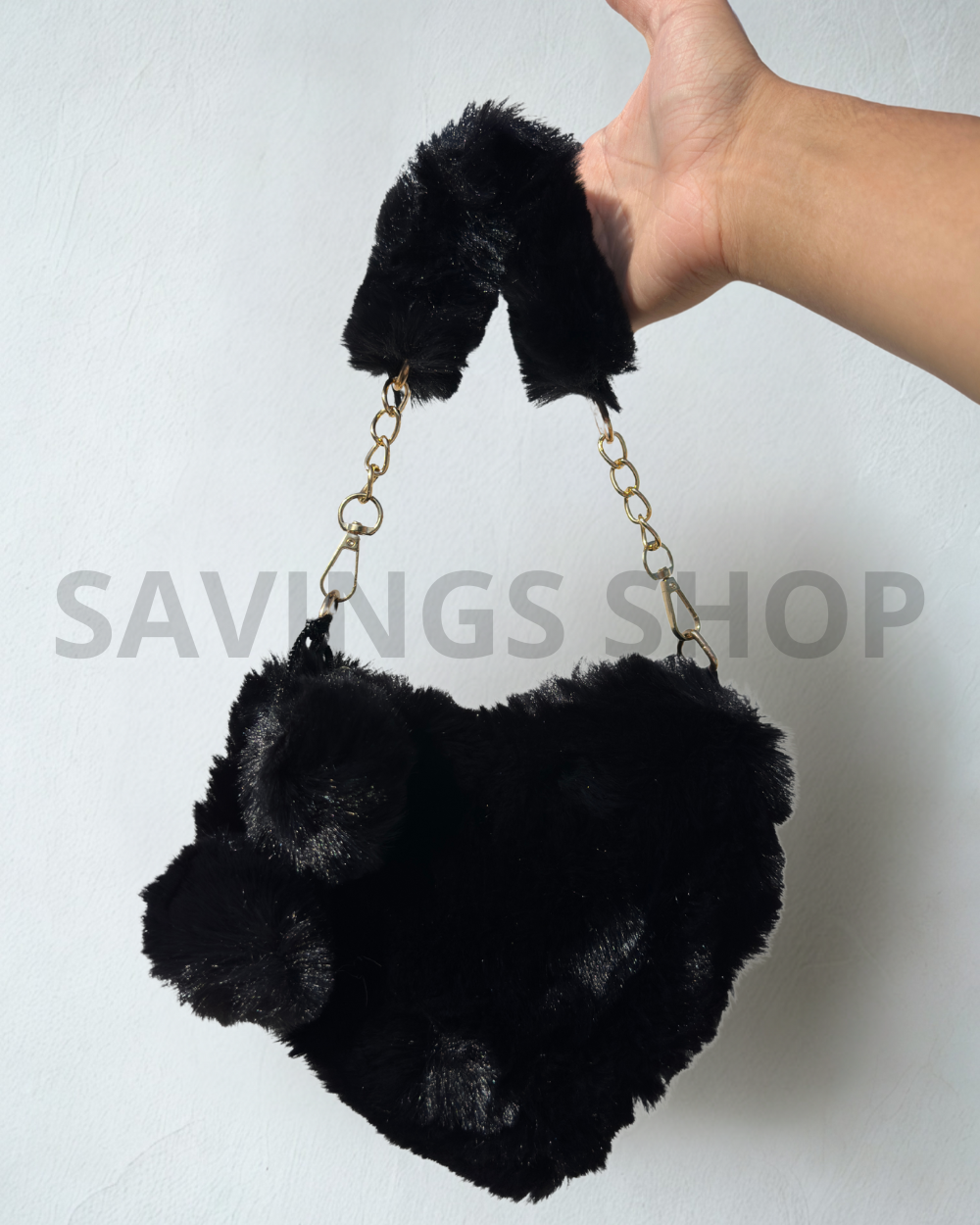 Borsa Fluffy Heart