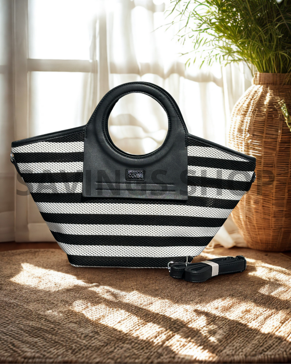 Borsa Enrico Coveri in Tela