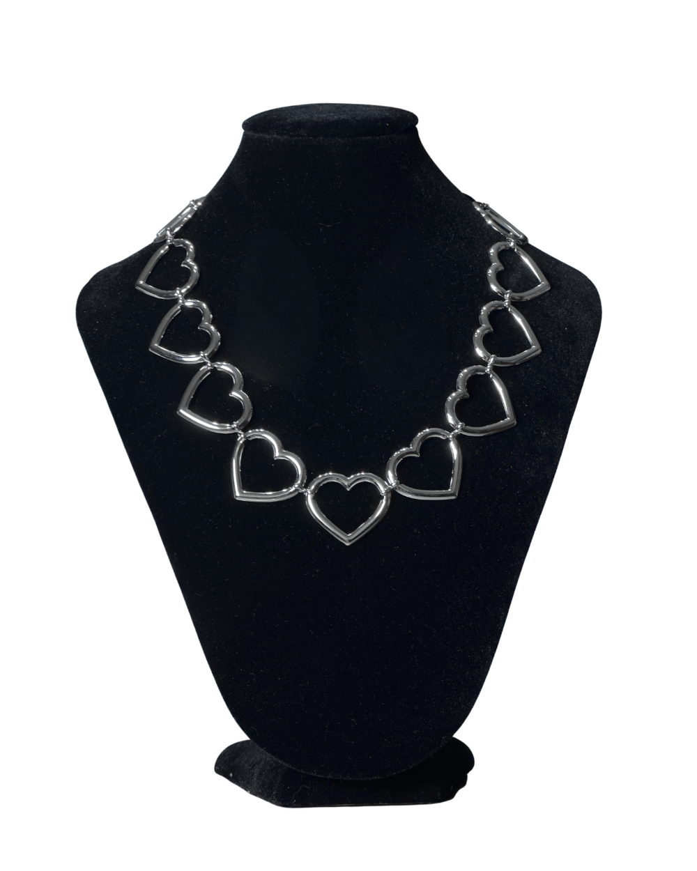 Collana cuori traforati