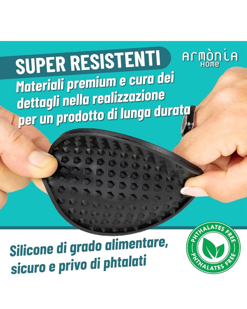 Sottobicchieri da tavola in silicone