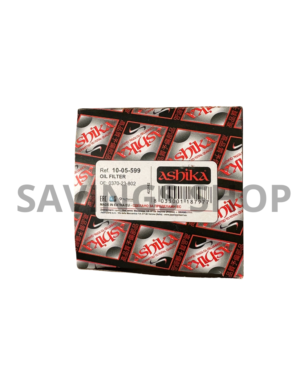 Filtro Olio Ashika 10-05-599