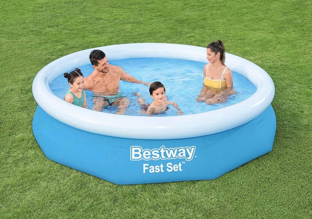 Bestway Piscina Fuori Terra Gonfiabile Fast Set da 244x61