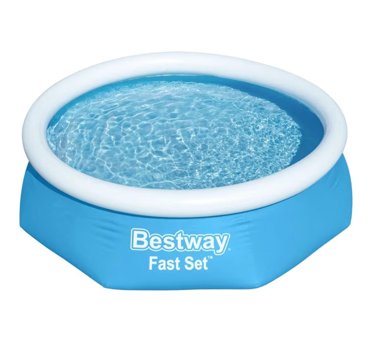 Bestway Piscina Fuori Terra Gonfiabile Fast Set da 244x61