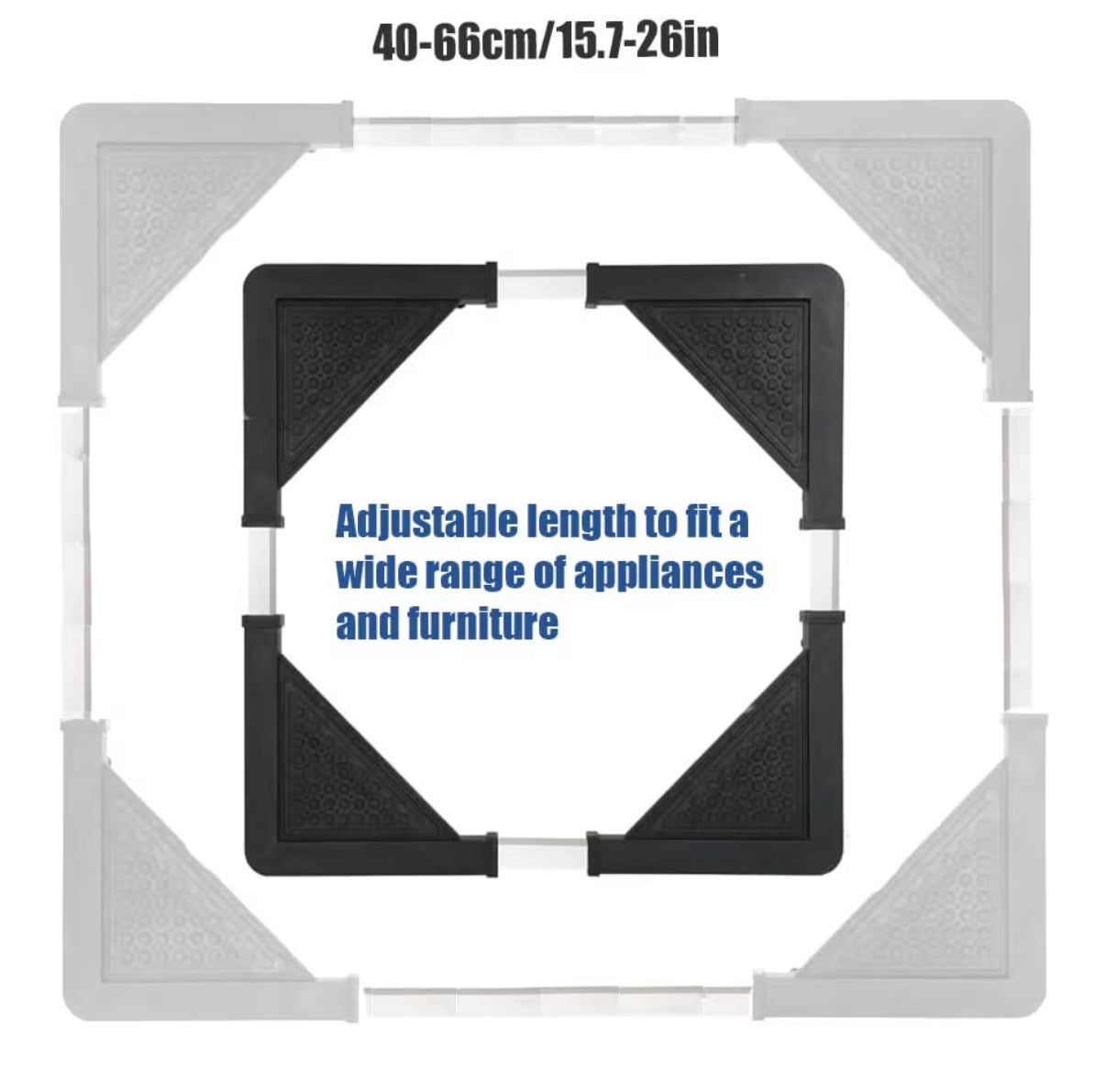 Base per lavatrice con ruote, supporto frigorifero, regolabile (40-60cm)