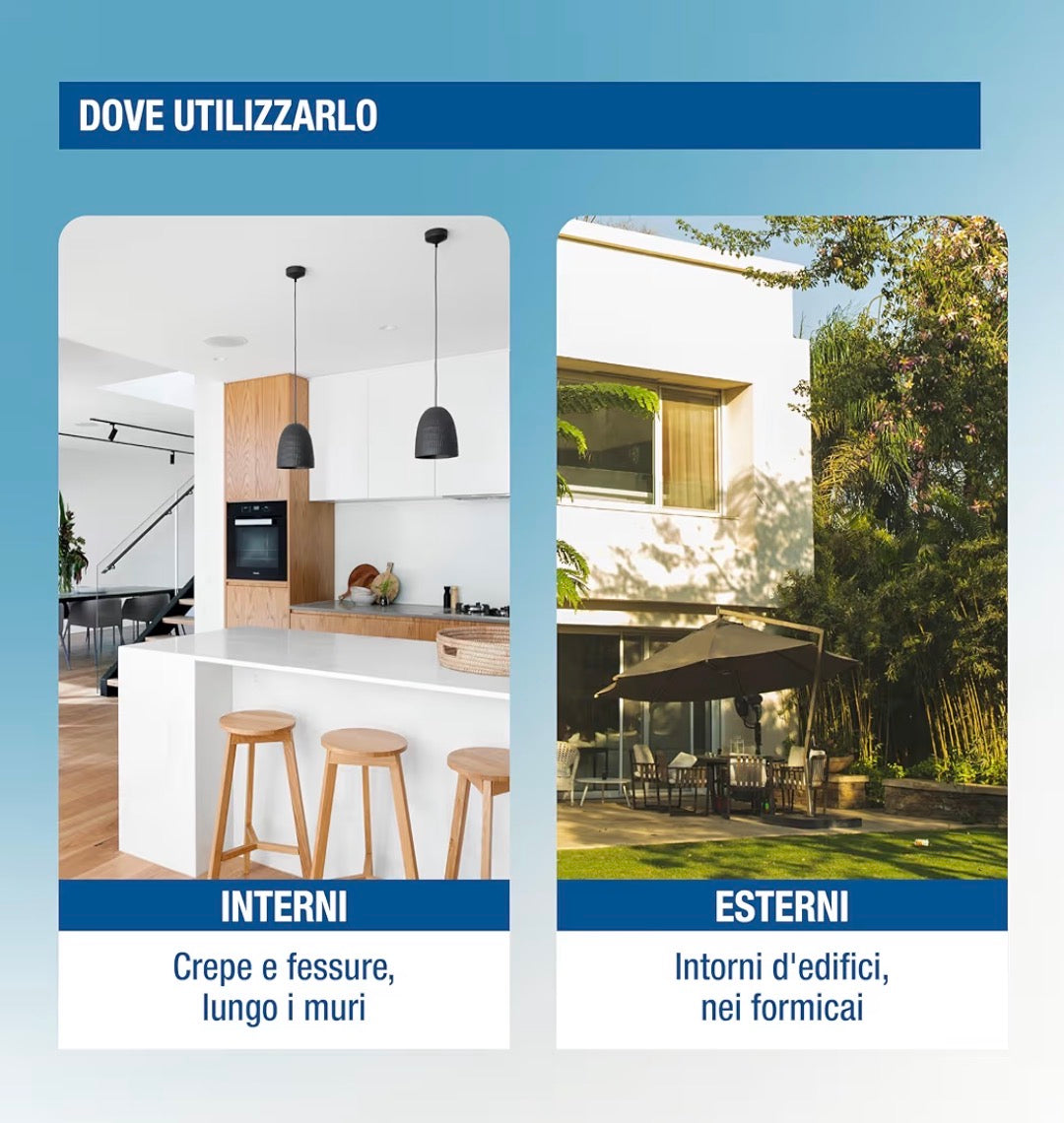 Veleno per Formiche in Gel Pronto Uso, PROTECT HOME Forminix Tubetto. Efficace, Elimina Il Nido in Breve Tempo. Ideale per Ambienti Interni ed Esterni. 4g