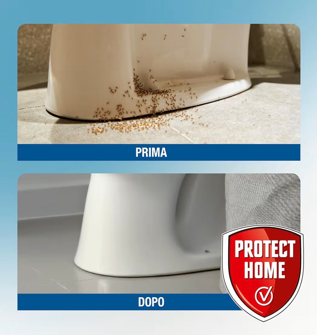 Veleno per Formiche in Gel Pronto Uso, PROTECT HOME Forminix Tubetto. Efficace, Elimina Il Nido in Breve Tempo. Ideale per Ambienti Interni ed Esterni. 4g