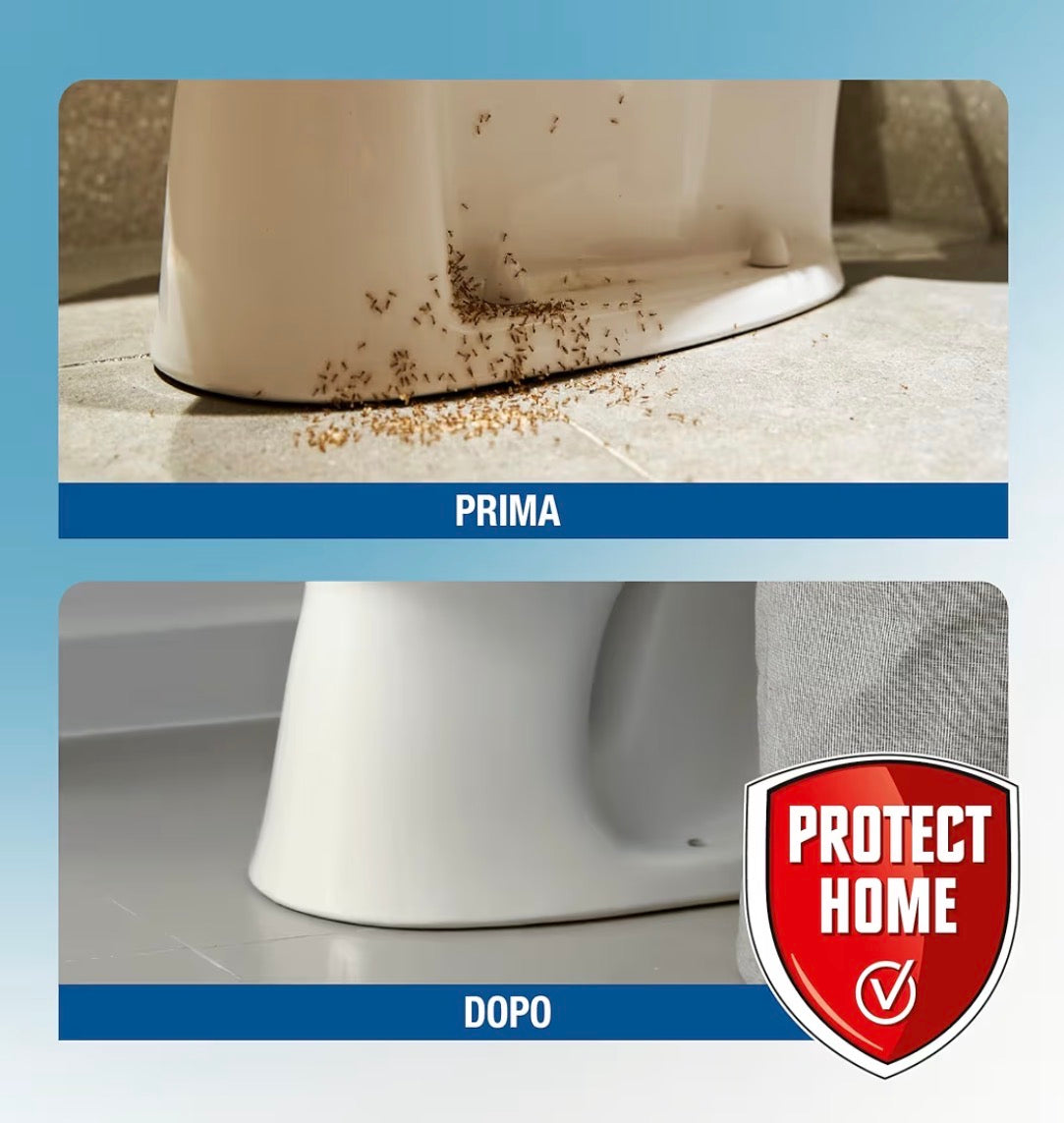 Veleno per Formiche in Gel Pronto Uso, PROTECT HOME Forminix Tubetto. Efficace, Elimina Il Nido in Breve Tempo. Ideale per Ambienti Interni ed Esterni. 4g