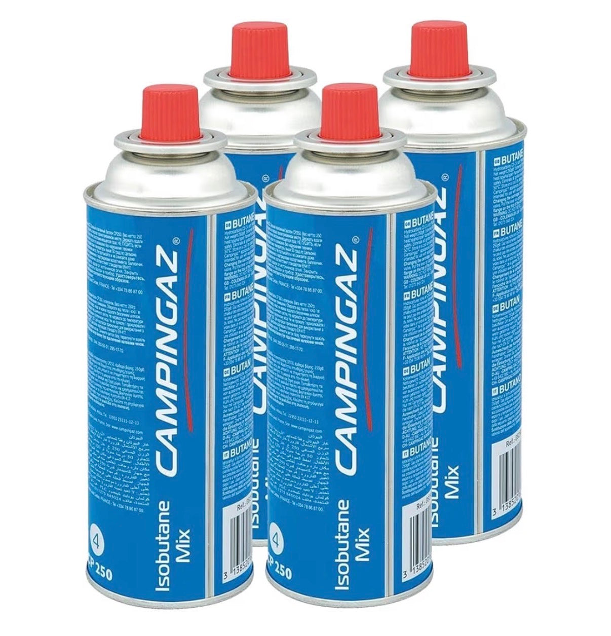 Cartuccia gas Campingaz CP250, cartuccia valvola adatta ai fornelli Campingaz Camp Bistro, 220 g di gas isobutano