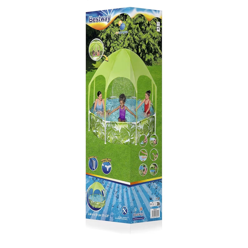 Bestway Piscina Fuoriterra 244x51 Splash In Shade