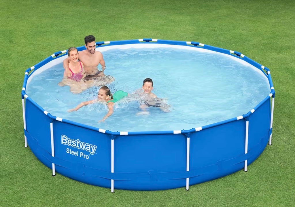 Piscina Bestway Fuori Terra Steel PRO Con Telaio & Pompa 396x84 cm