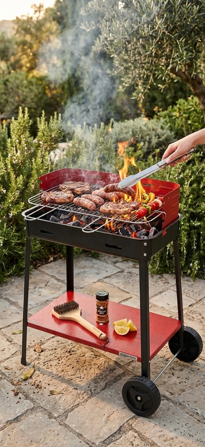 Barbecue In Acciaio Flavia