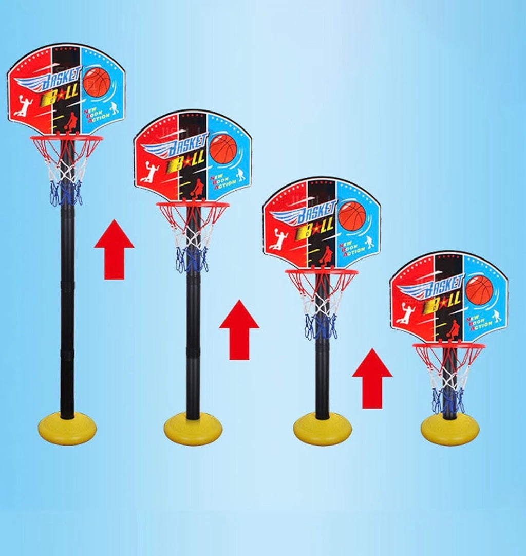 Canestro da Basket Professionale per Bambini - Altezza Regolabile fino a 150 cm - Base Riempibile con Acqua o Sabbia - Gioco Sportivo per Interni ed Esterni