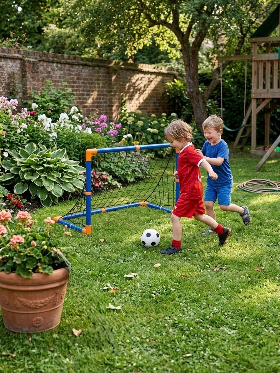 Set Sportivo 2 in 1 Porta da Calcio e Hockey per Bambini - Allena il Tuo Piccolo Campione!