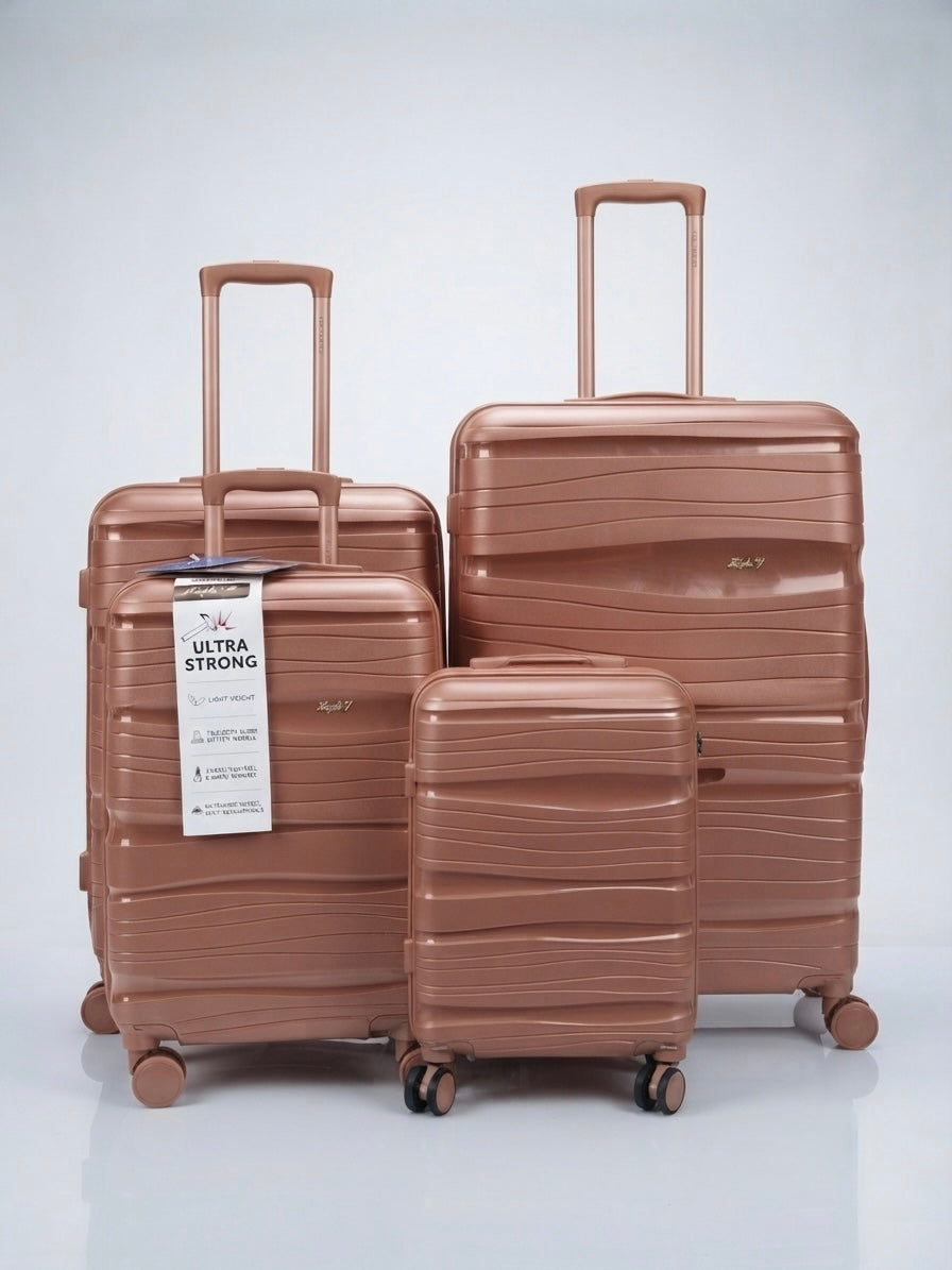 Valigia, Set Valigia da 4pz, Valigia in silicone, Valigia Ultra Resistente